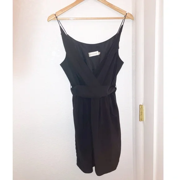 Zimmermann | Dresses | Tuckernuck X Zimmermann Silk Draped Belted Mini  Dress Black Sz 2 | Poshmark
